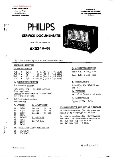 PHILIPS BX534A