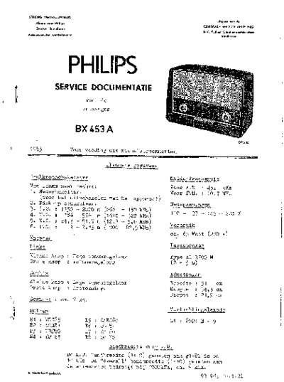PHILIPS BX453A