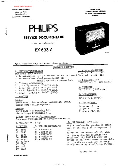 PHILIPS BX633A