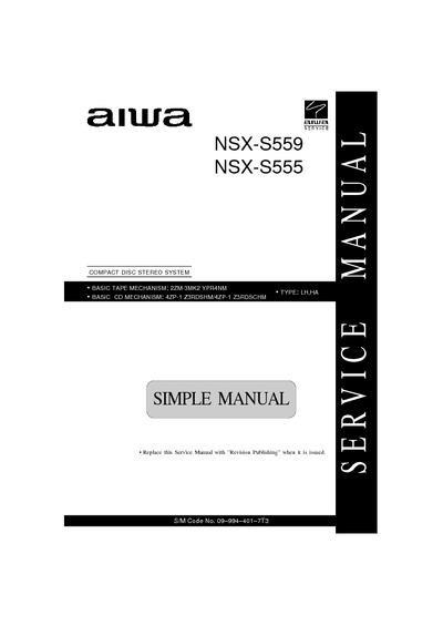 AIWA NSX-S555, NSX-S559