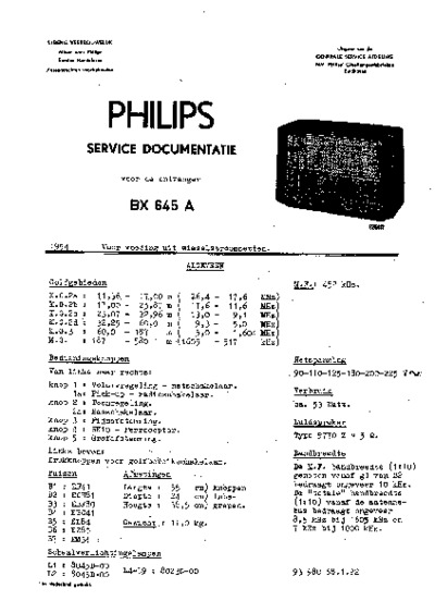 PHILIPS BX465A