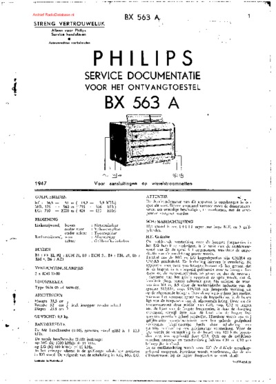 PHILIPS BX563A