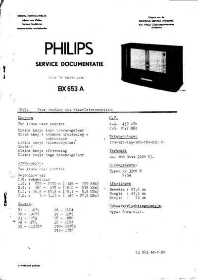 PHILIPS BX653A
