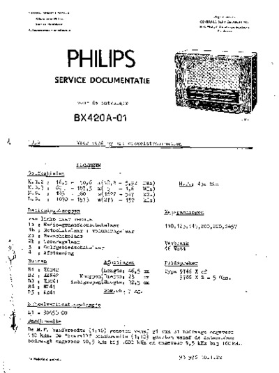 PHILIPS BX420A
