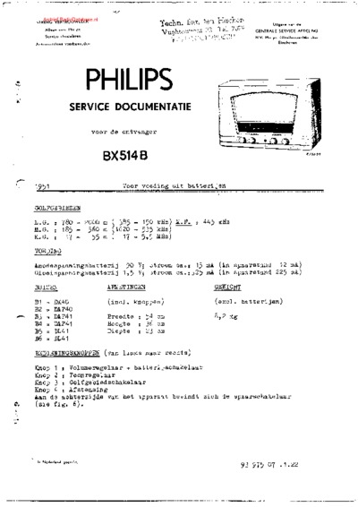 PHILIPS BX514B