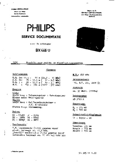 PHILIPS BX446U