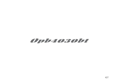 Oneal OPB4030bt, OPB4020