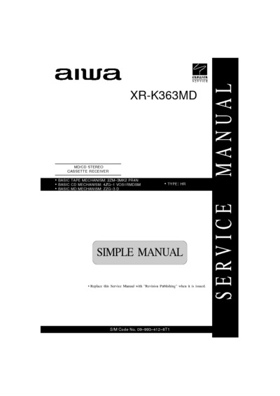 AIWA XR-K363MD