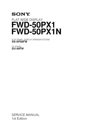 SONY FWD-50PX1N