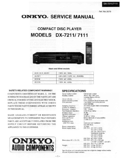 ONKYO DX-7111