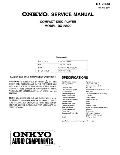ONKYO DX-2800