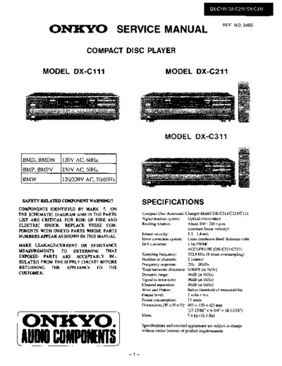 ONKYO DX-C111