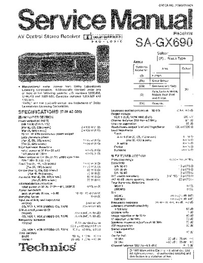 Technics SA-GX690