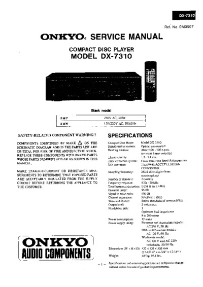 ONKYO DX-7310