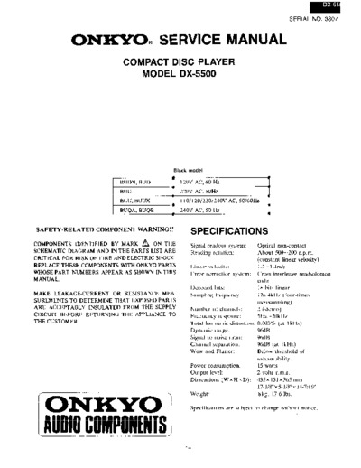 ONKYO DX-5500