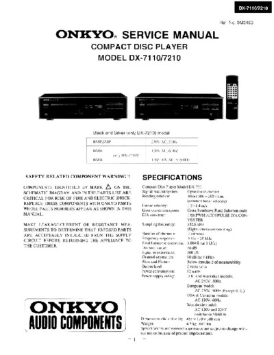 ONKYO DX-7110