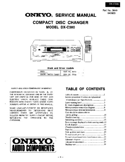 ONKYO DX-C380