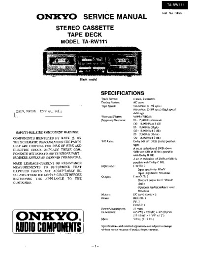 ONKYO TA-RW111