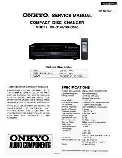 ONKYO DX-C140