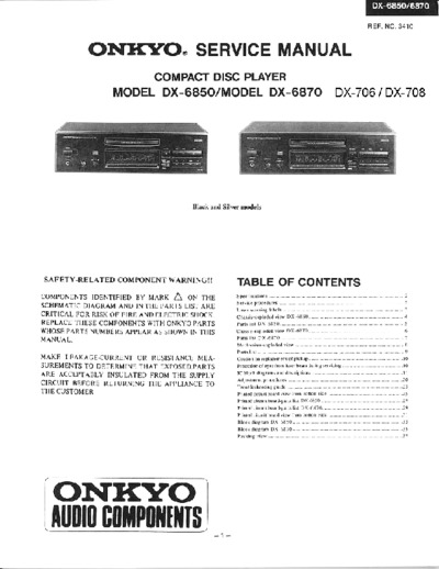 ONKYO DX-6850