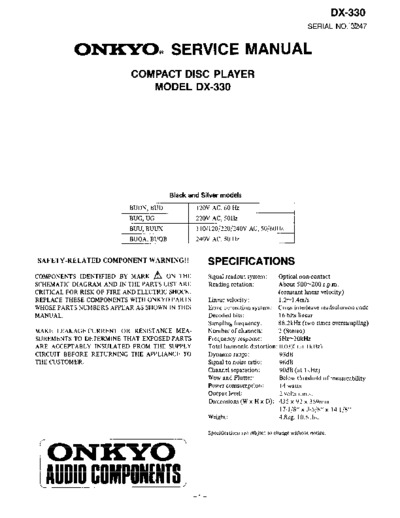 ONKYO DX-330