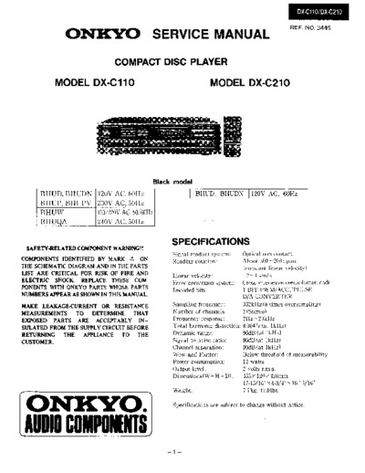 ONKYO DX-C110