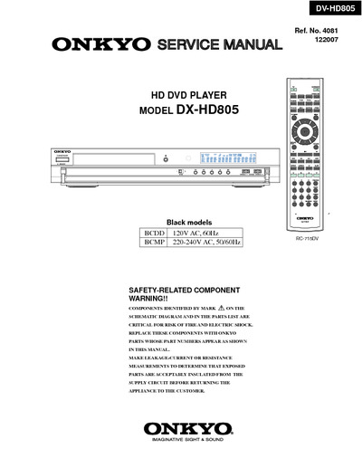 ONKYO DX-HD805