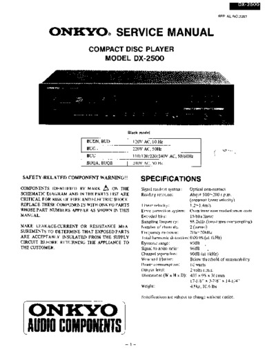 ONKYO DX-2500
