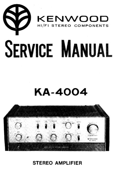 KENWOOD KA-4004