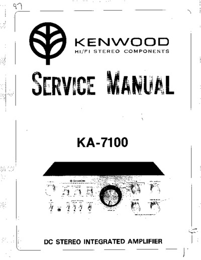 KENWOOD KA-7100