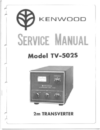 KENWOOD TV-502-S