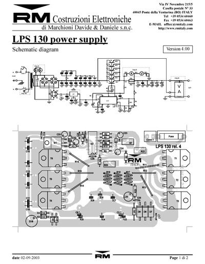 RM Power supply 13,8 V, LPS130