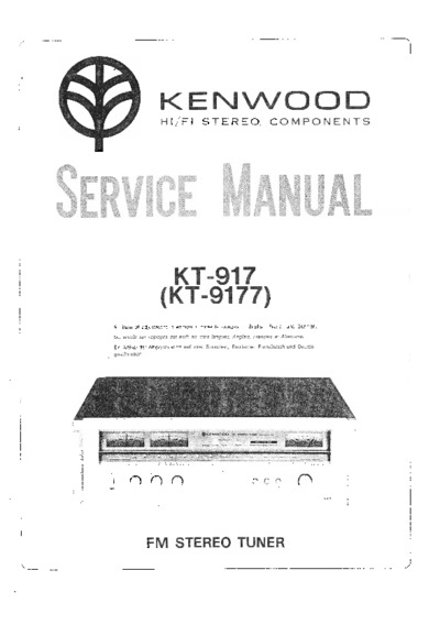 KENWOOD KT-9177