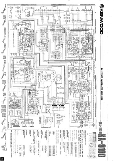 KENWOOD KA-9100 Schematics