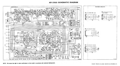 KENWOOD KR-2300 Schematics
