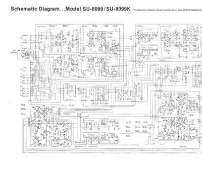 TECHNICS SU-8099-K Schematics
