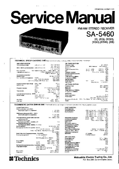 TECHNICS SA-5460