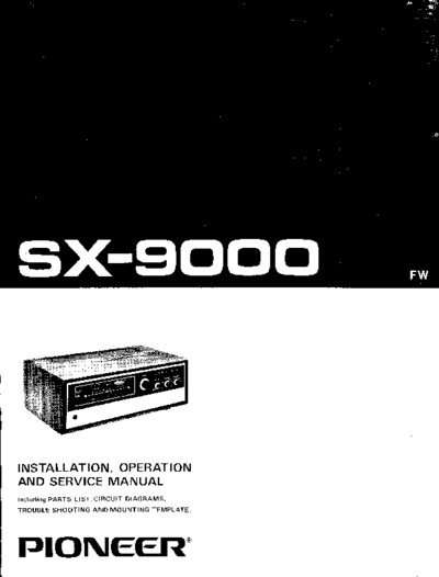 PIONEER SX-9000