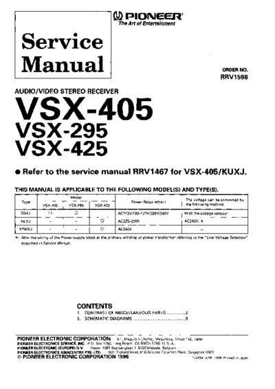 PIONEER VSX-295