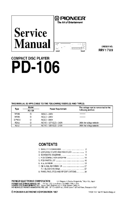 PIONEER PD-106