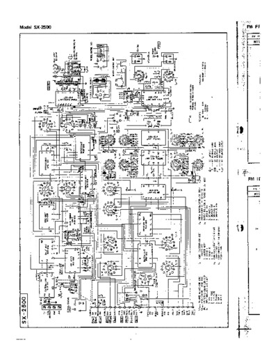 PIONEER SX-2500 Schematic