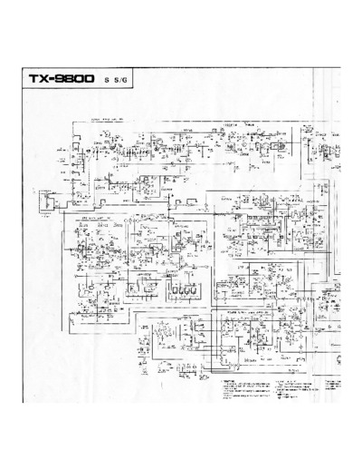PIONEER TX-9800 Schematic
