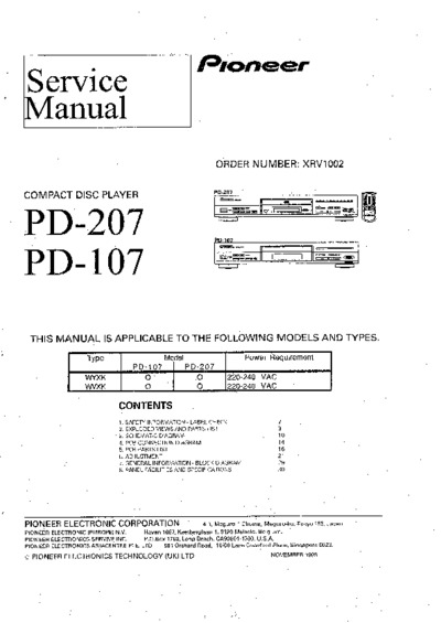 PIONEER PD-207