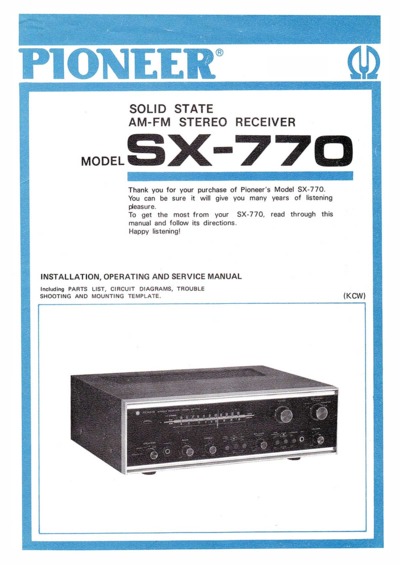 PIONEER SX-770