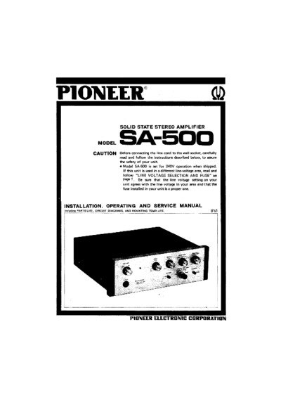 PIONEER SA-500