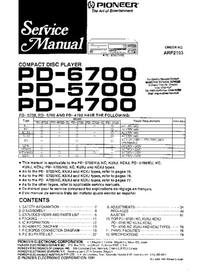 PIONEER PD-6700