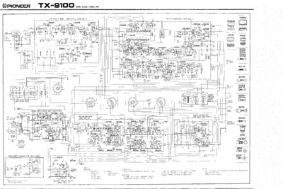 PIONEER TX-9100 Schematic