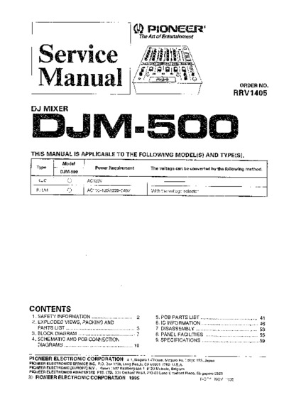 PIONEER DJM-500