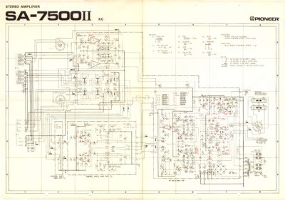 PIONEER SA-7500-II Schematic