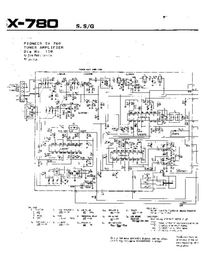 PIONEER SX-780 Schematic
